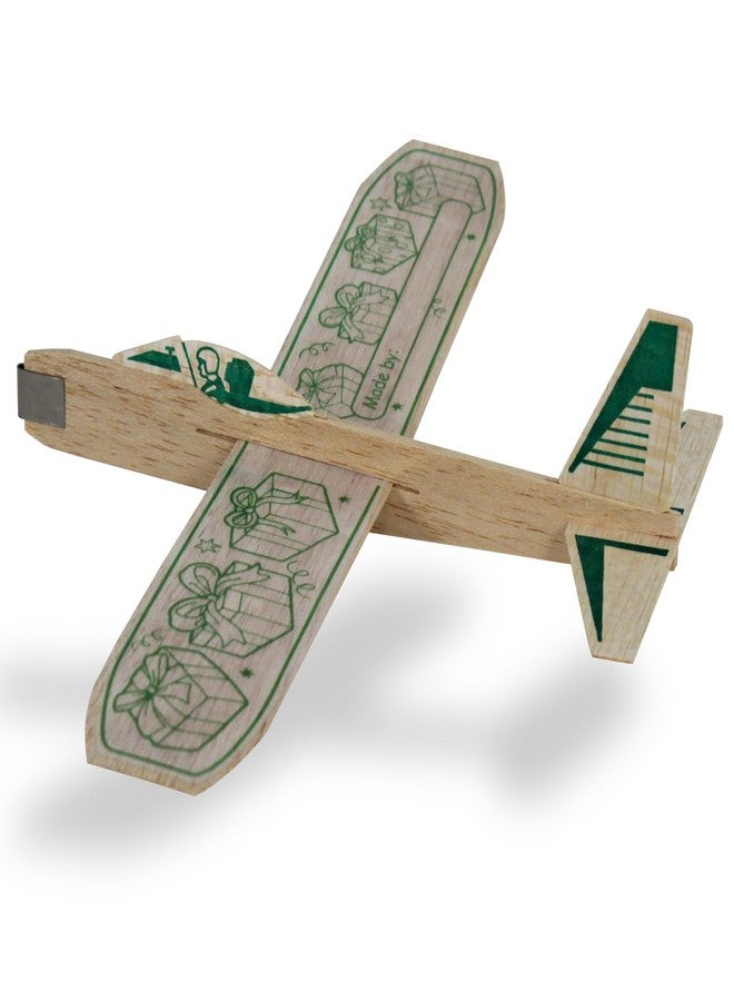 Guillows Guillow's 12" Balsa Glider Planes: Happy Birthday - 6 Pack Bundle - Flying Airplane Building Kit, Assemble & Decorate Wooden Gliders, Party Craft Kids Ages 8+ - Image 1